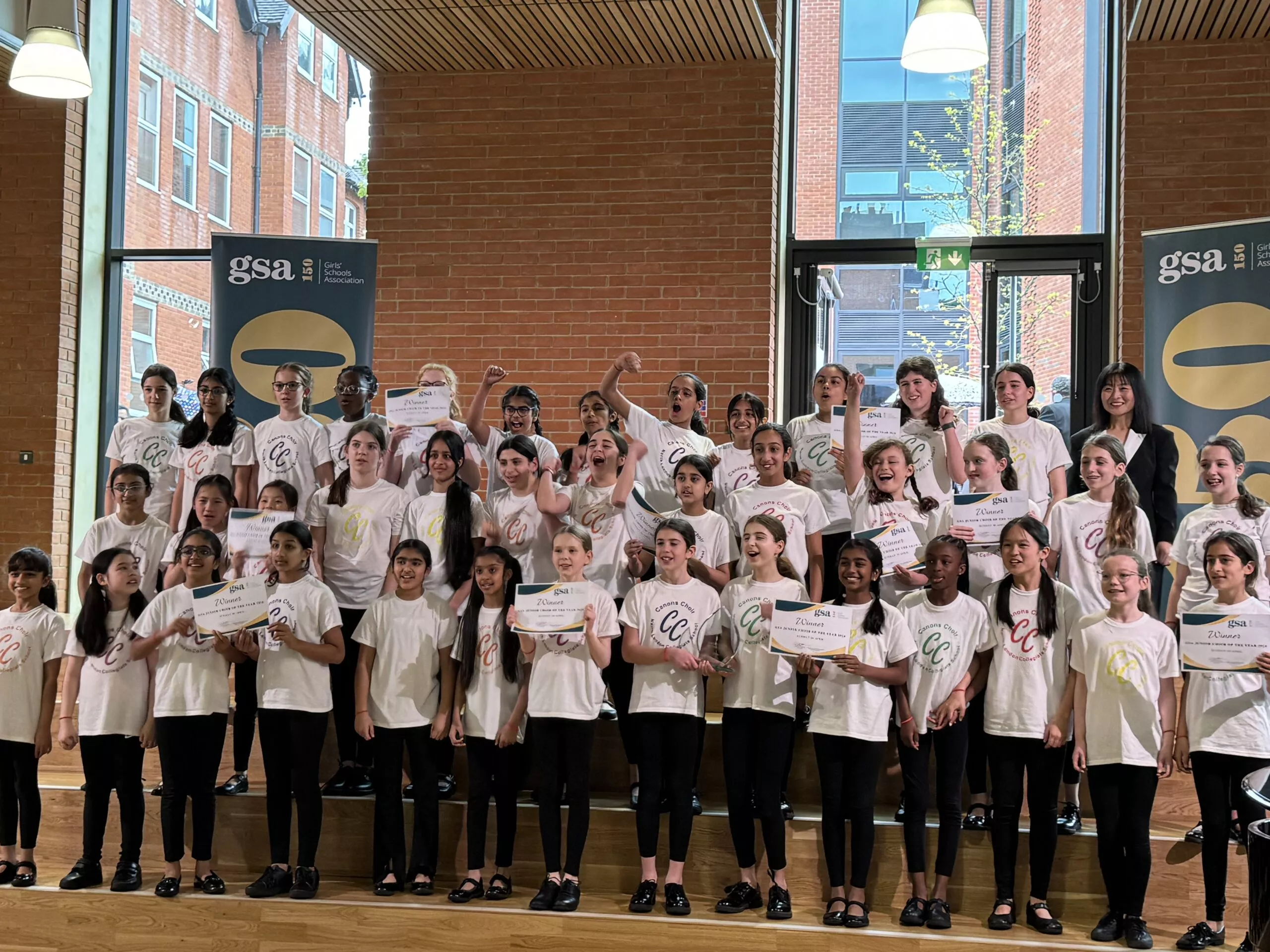Canons Choir crowned GSA Junior Choir of the Year for the Second year running!